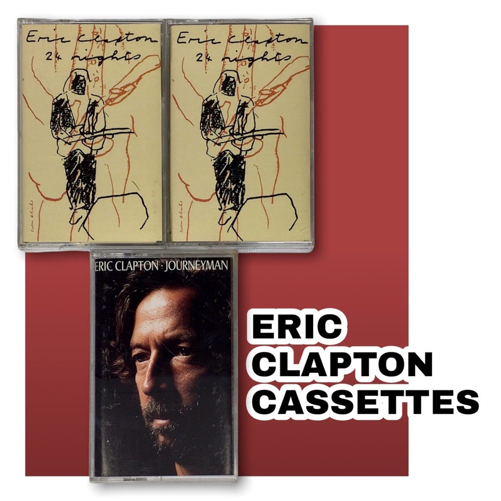 ERIC CLAPTON cassettes (vtg)